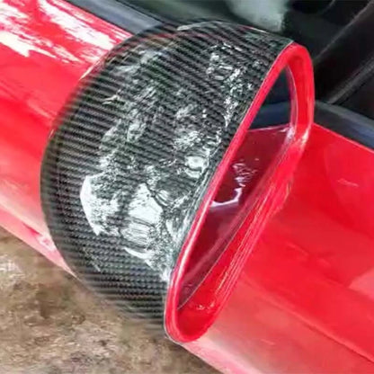 Real Carbon Fiber Stick-on Side Mirror Cover Caps for Audi TT 2000-2006