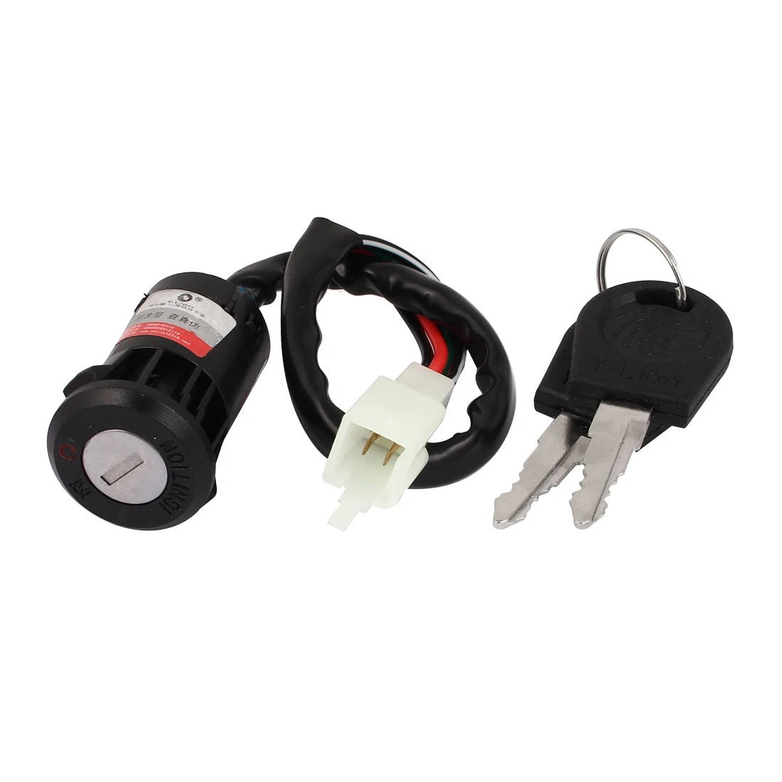 Ignition Switch Lock - Four-Wired - 2 x Keys for Motorcycle