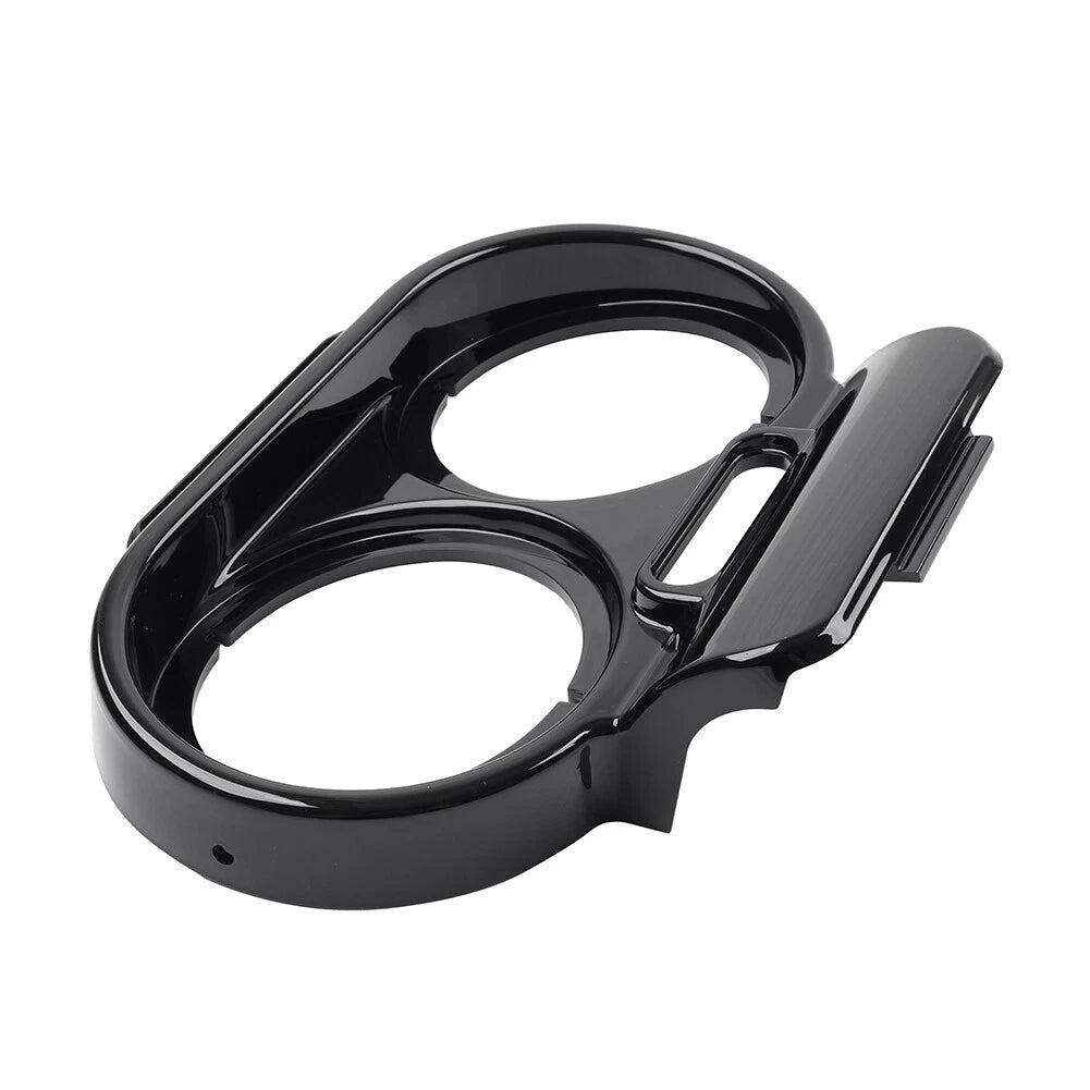 Gauge Cover Nacelle Housing Fairing Black for Harley Road Glide (1998-2013)