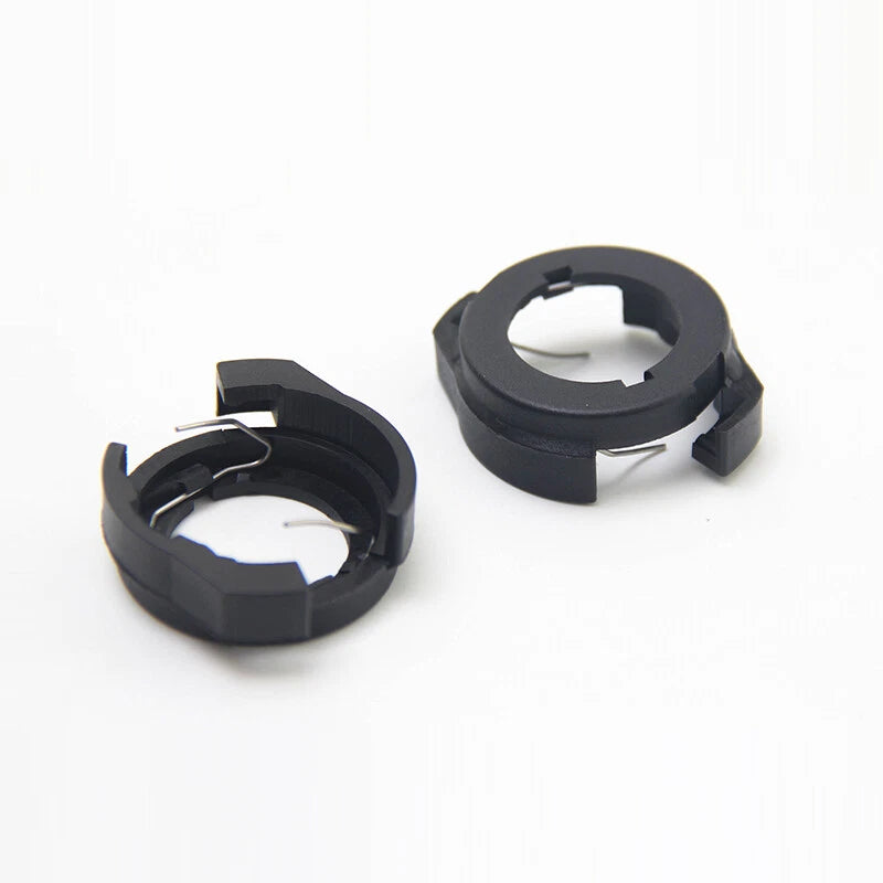 2PCS H7 LED Headlight Bulb Adapter Holder Retainer Clip Fit for Ford KUGA Passat