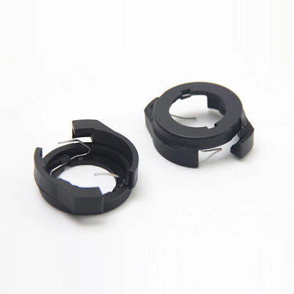 2PCS H7 LED Headlight Bulb Adapter Holder Retainer Clip Fit for Ford KUGA Passat