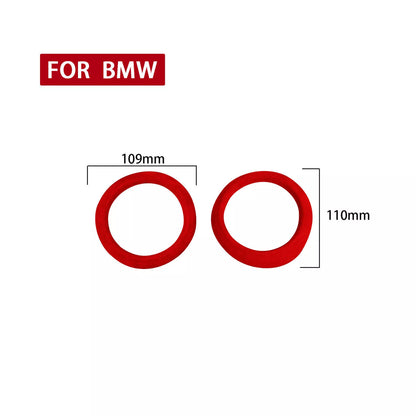 1pc Red Leather Air Outlet Cover for Subaru BRZ, Toyota GT86 (2012-2020)