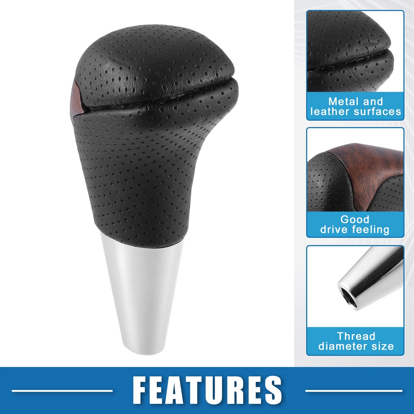 Black Gold Tone Gear Shift Knob for Toyota Land Cruiser (2016-2021)