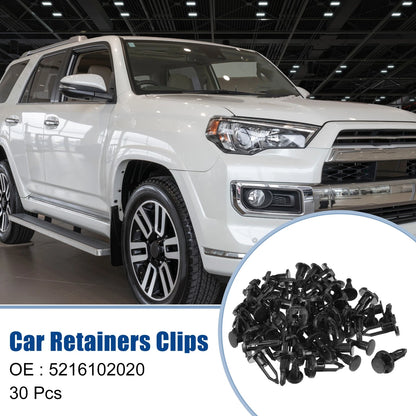 30 Pcs Front Bumper Retainers Clips for Toyota Corolla (2019-2022)