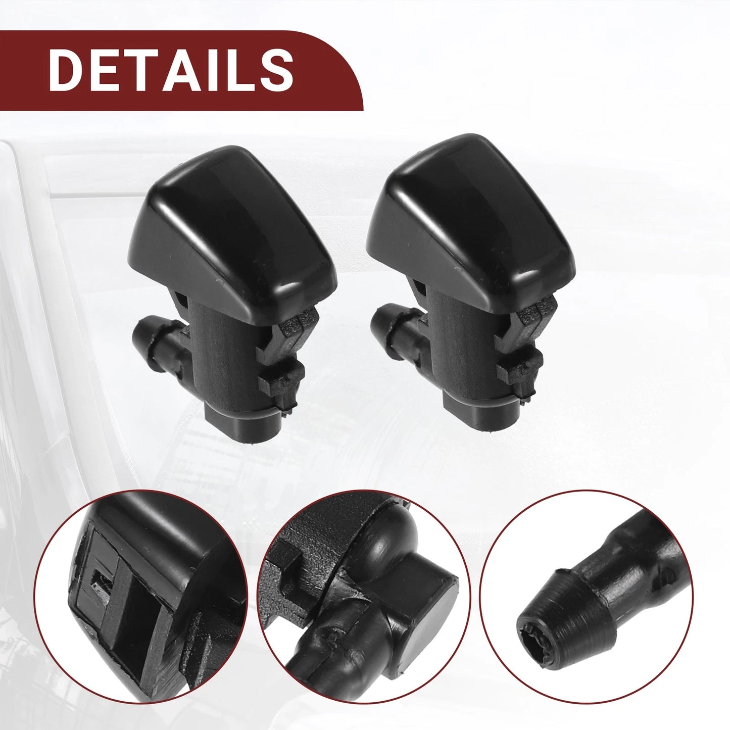 Windshield Washer Nozzle Set for Ford Edge (2007-2014)