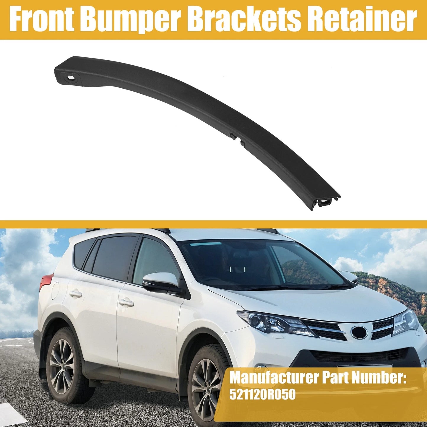 Front Right Passenger Bumper Bracket for Toyota RAV4 (2017)
