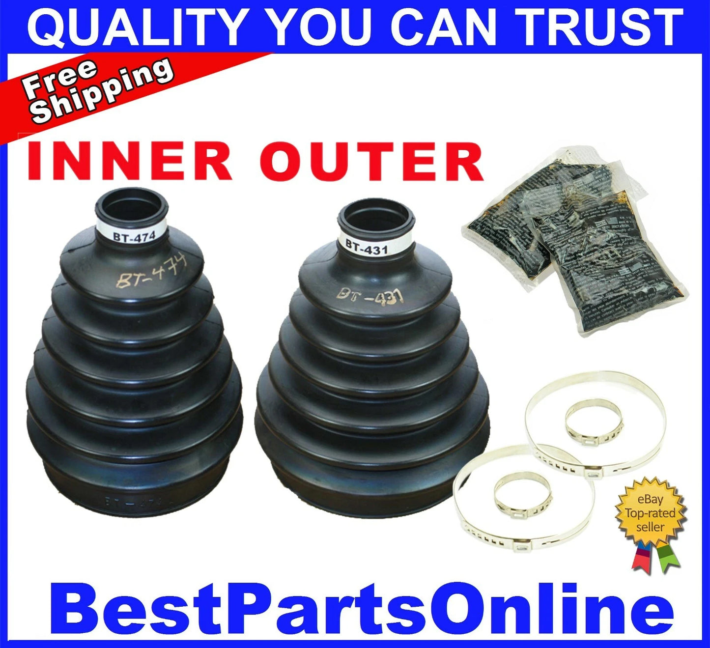 CV Axle Boot Repair for Mazda B3000 B4000 (1998–2003)