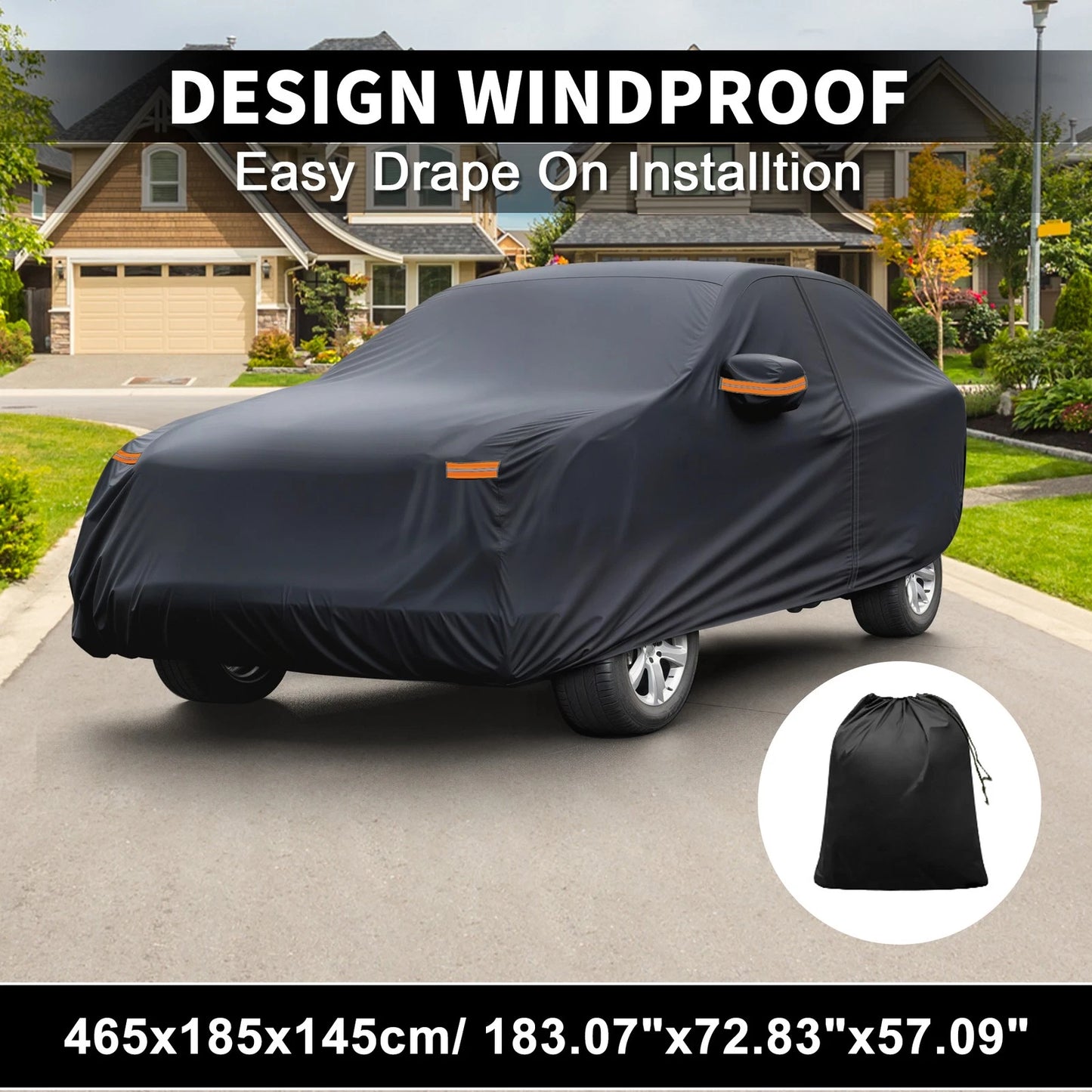 Waterproof Car Cover with Zipper for Mazda CX-5 (2013-2023)