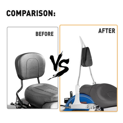 Sissy Bar Passenger Backrest for Harley Dyna Low Rider FXDL & Super Glide FXD