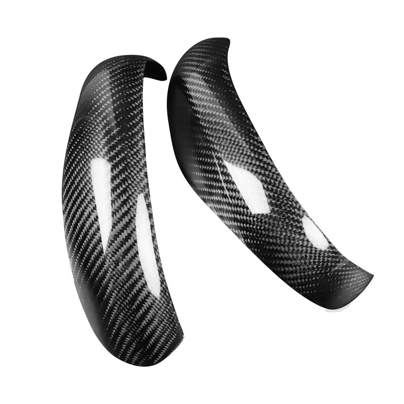 Real Carbon Fiber Wing Mirror Cover Caps Trim Fit For Porsche 911 997 2005-2009