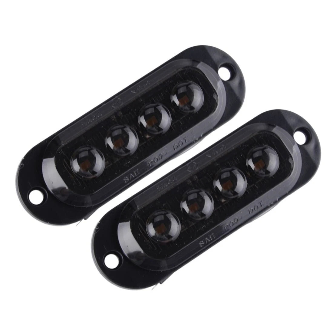 Amber Fender Side Marker Turn Signal Lights for Universal Cars