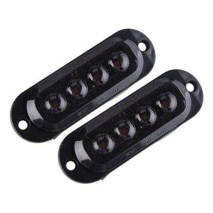 Amber Fender Side Marker Turn Signal Lights for Universal Cars