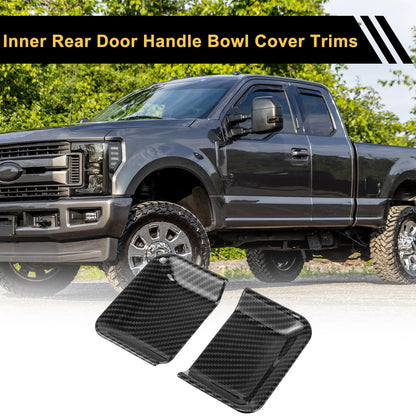 Inner Rear Door Handle Bowl Covers for Ford F-150 (2021-2024)