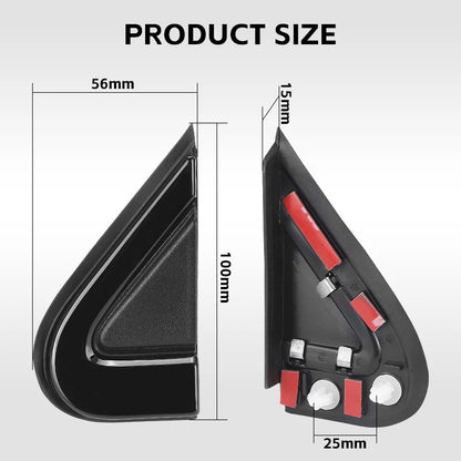 Mirror Corner Molding Trim Pillar Fender Left/Right for DODGE DART (2012-2016)