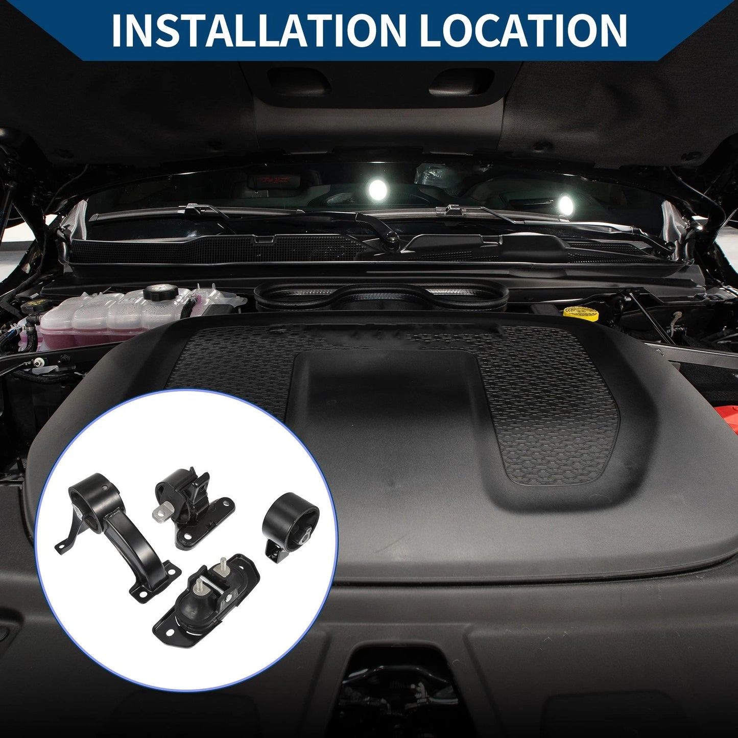 Trans Mount Set 2.4L for Dodge Avenger (2008 - 2014) 1 Set