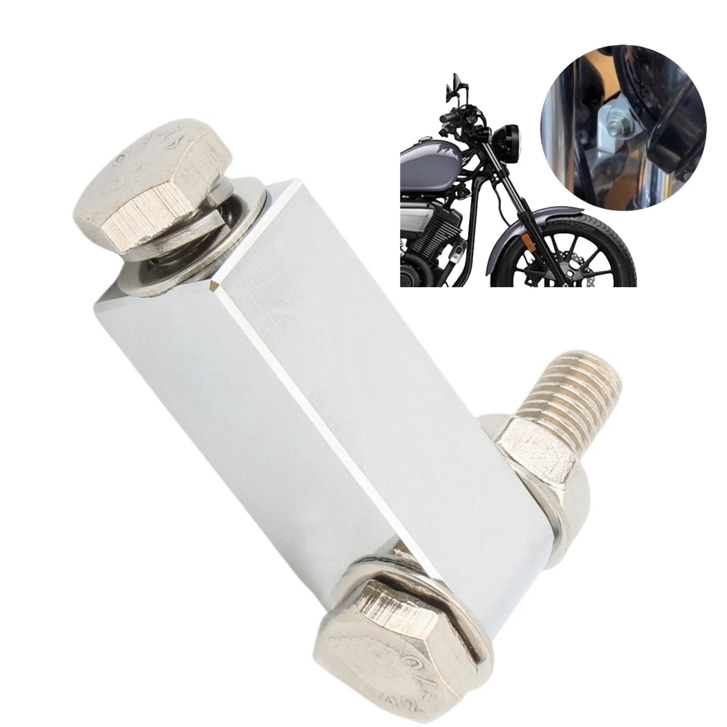 Headlight Mount Block Bracket for Harley Softail Wide Glide (2000-2023)