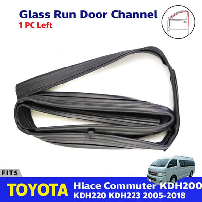 Glass Run Door Channel Front LH Fits Toyota Hiace Commuter KDH220 2005-18 D06