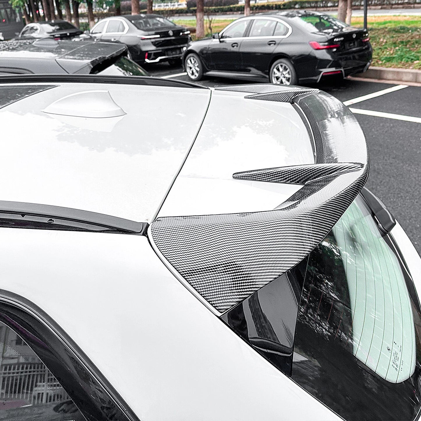 Rear Spoiler Lip for BMW X3 G01 (2018-2025) - Carbon Fiber Look 1 x