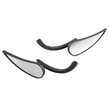 Black Rearview Side Mirrors for Harley Cruiser Chopper Custom