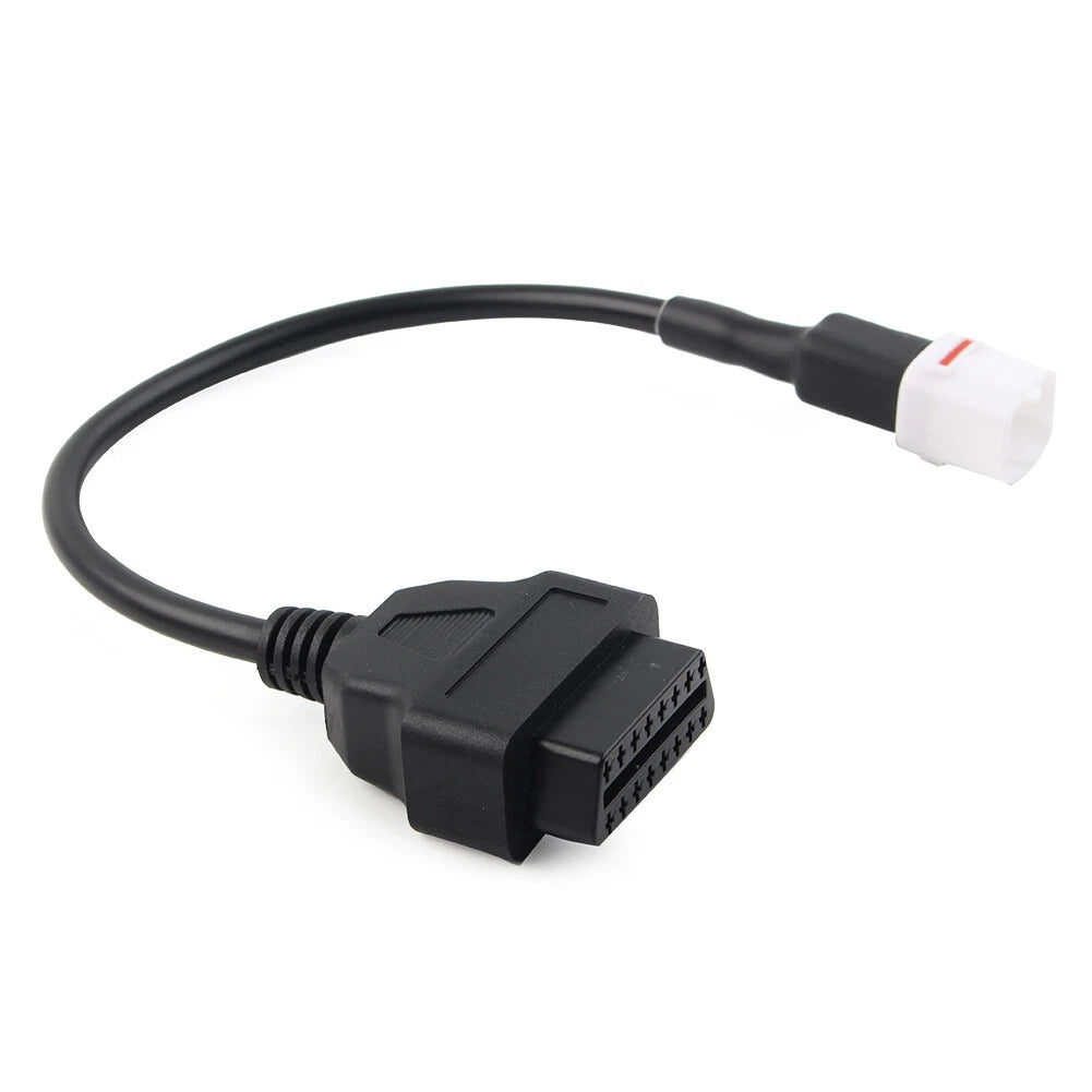 4 Pin to OBD2 Diagnostic Tool Code Reader Adapter Cable for Yamaha Motorcycle