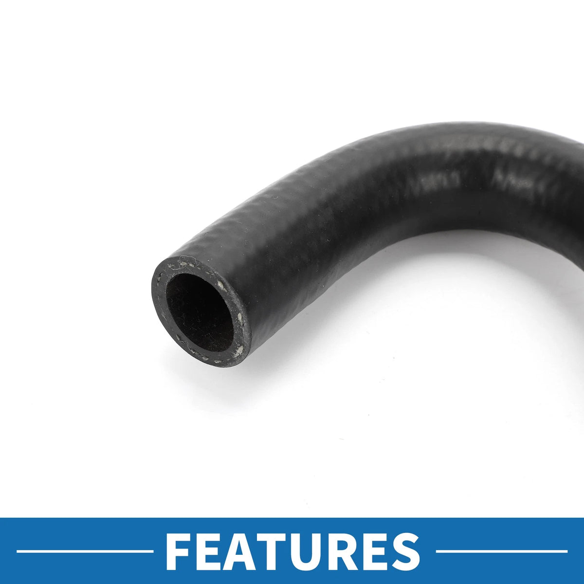 Radiator Hose for BMW 740Li 2013-2015 Rubber Black 1 x Piece