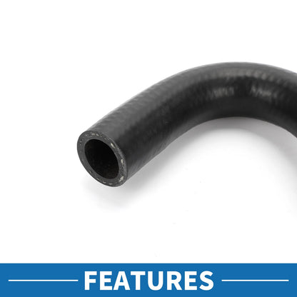 Radiator Hose for BMW 740Li 2013-2015 Rubber Black 1 x Piece