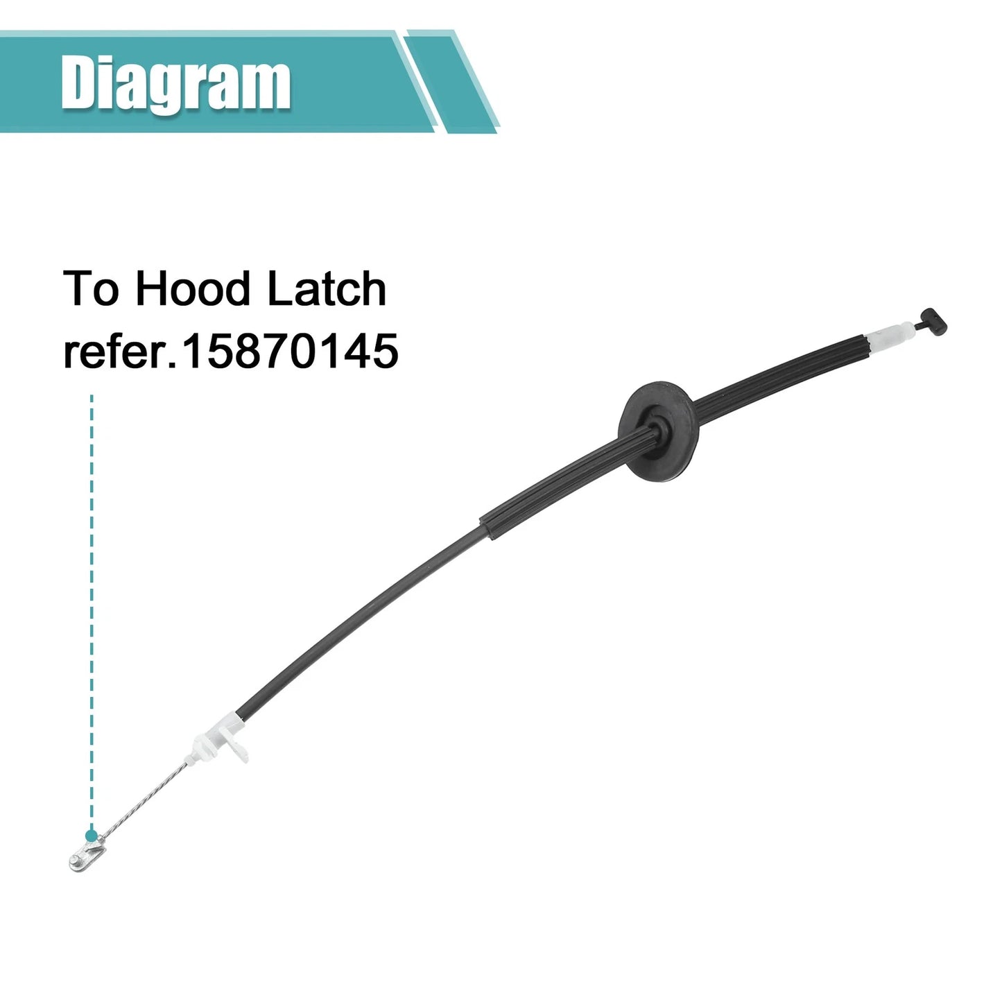 Hood Latch Release Cable for Land Rover LR4 (2010-2016)