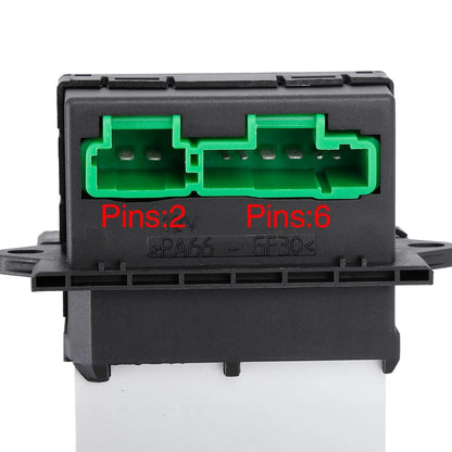 Blower Fan Motor Resistor for Peugeot 207, 1007, 607 (2006-2014)