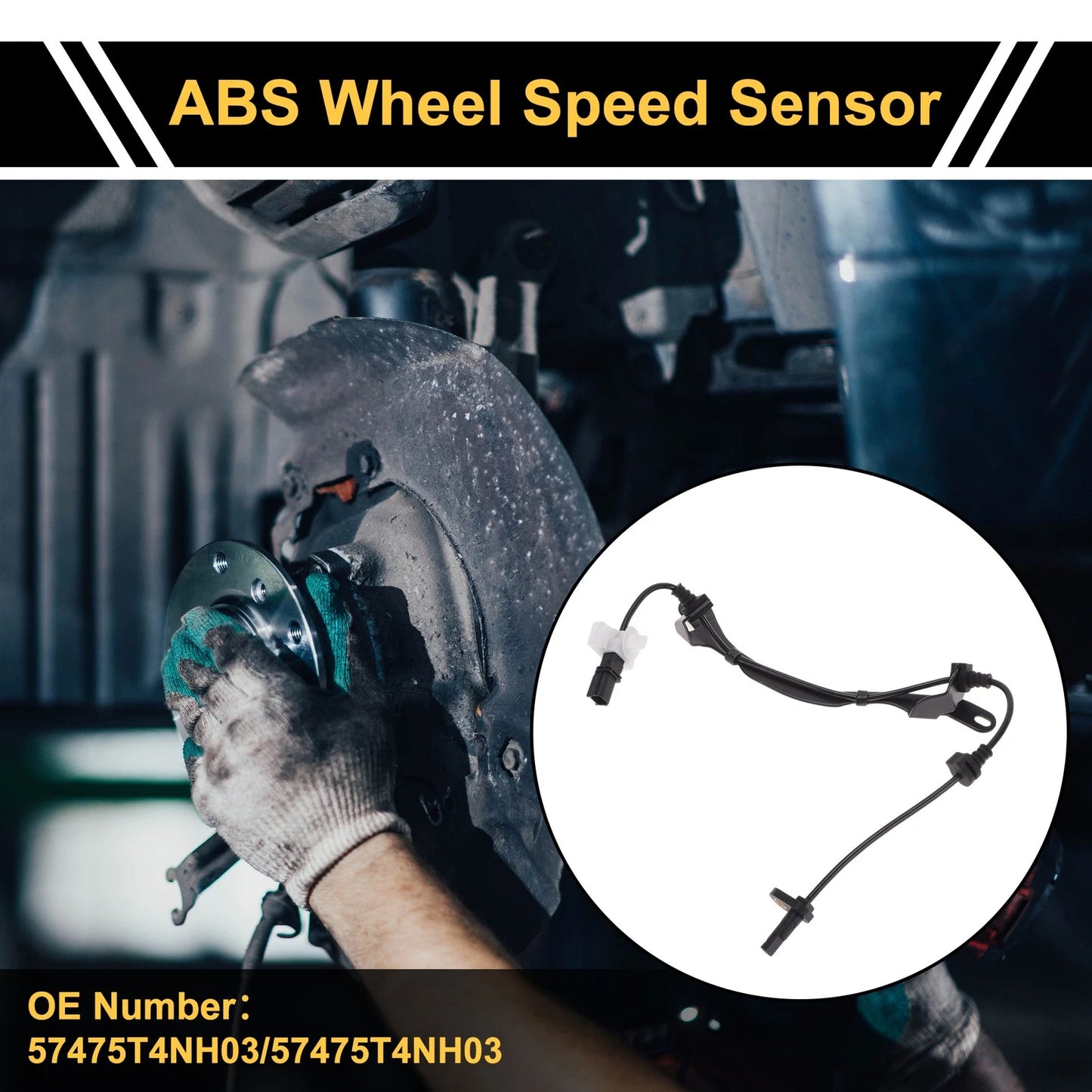 ABS Wheel Speed Sensor for Honda Jade (2015-2020) 1 Pcs Rear Left