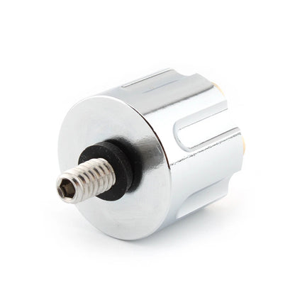 6mm Chrome Rear Seat Bolt Fender Screw Nut for Harley Softail Dyna Street Glide