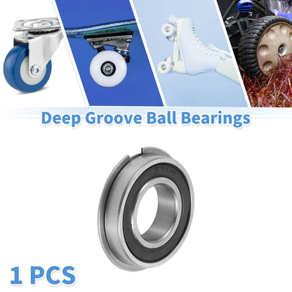 12x24x6mm Deep Groove Ball Bearings for Scooter Skateboard Wheel