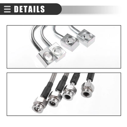 Stainless Steel Brake Lines for Jeep Wrangler JK (2007-2018)