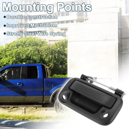 Black Tailgate Handle Bezel with Key Hole for Ford F-150 F-250 F-350 (2004-2008)