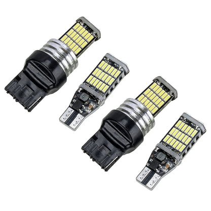 4x Bright White LED Backup Reverse Light Bulbs for Jeep Grand Cherokee (1999-2023)