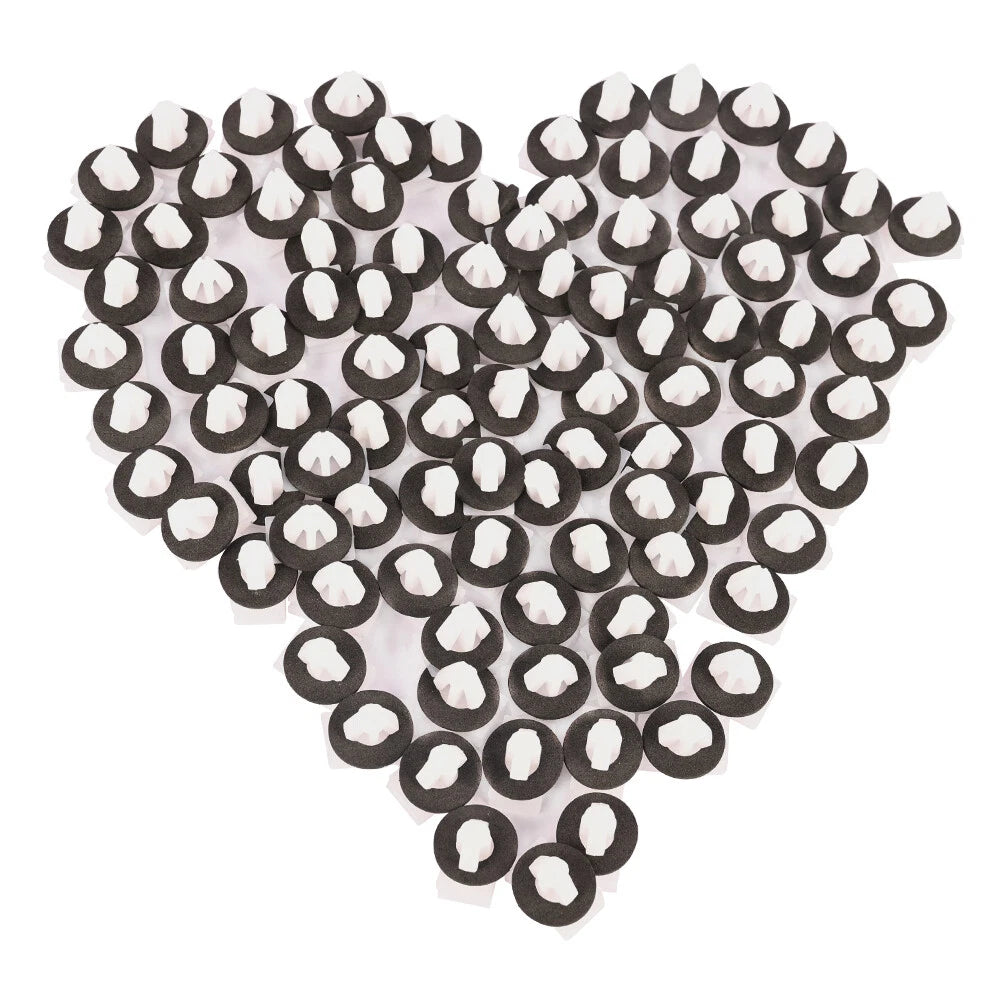 100 Nylon Panel Moulding Clips with seal for GM Chevy Avalanche (2002–2002)