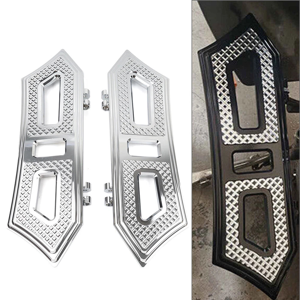 Chrome Front Driver Footboard for Harley Softail Touring