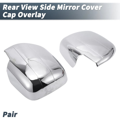 Chrome Plated Rearview Mirror Cap Overlay for Lexus Toyota Land Cruiser