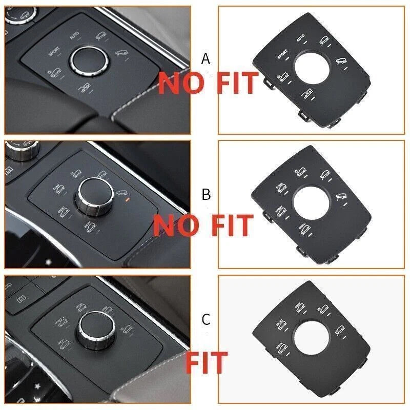 Multimedia Switch Panel Cover for Mercedes-Benz ML W166 (2012-2015)