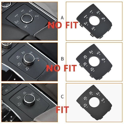 Multimedia Switch Panel Cover for Mercedes-Benz ML W166 (2012-2015)