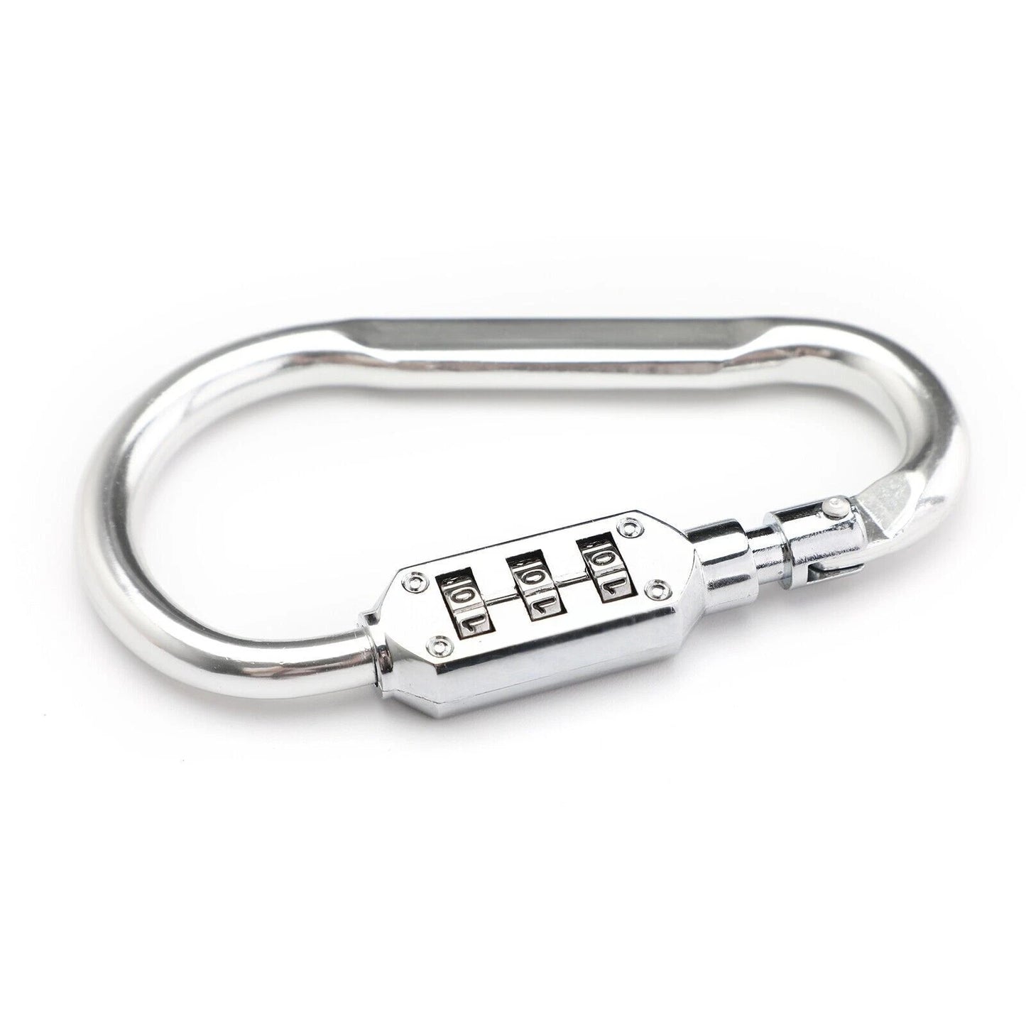Chrome Helmet Lock for 1.5" Handlebar Universal for Motorcycle