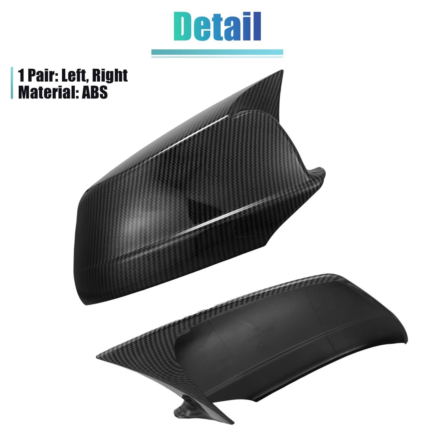 Carbon Fiber Pattern Side Mirror Covers for BMW