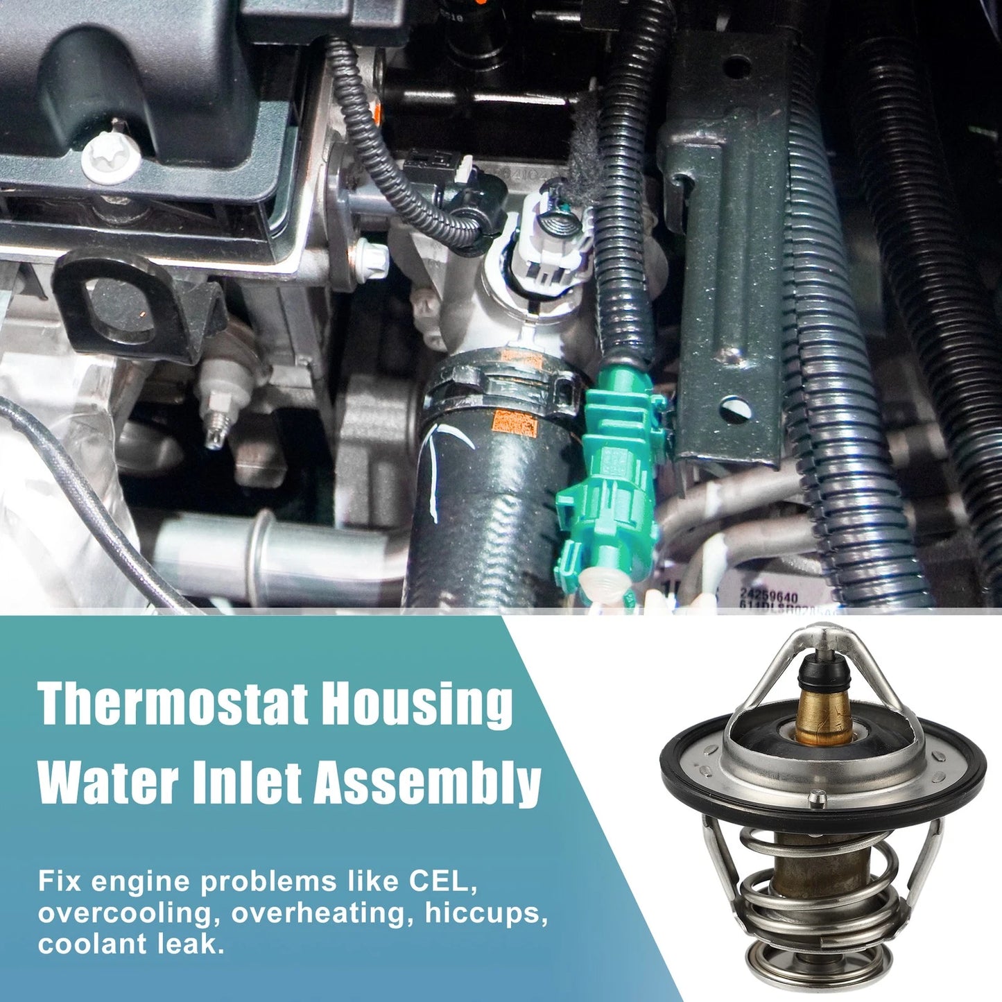 Coolant Thermostat Housing Assembly for Hyundai Sonata (2006-2010)