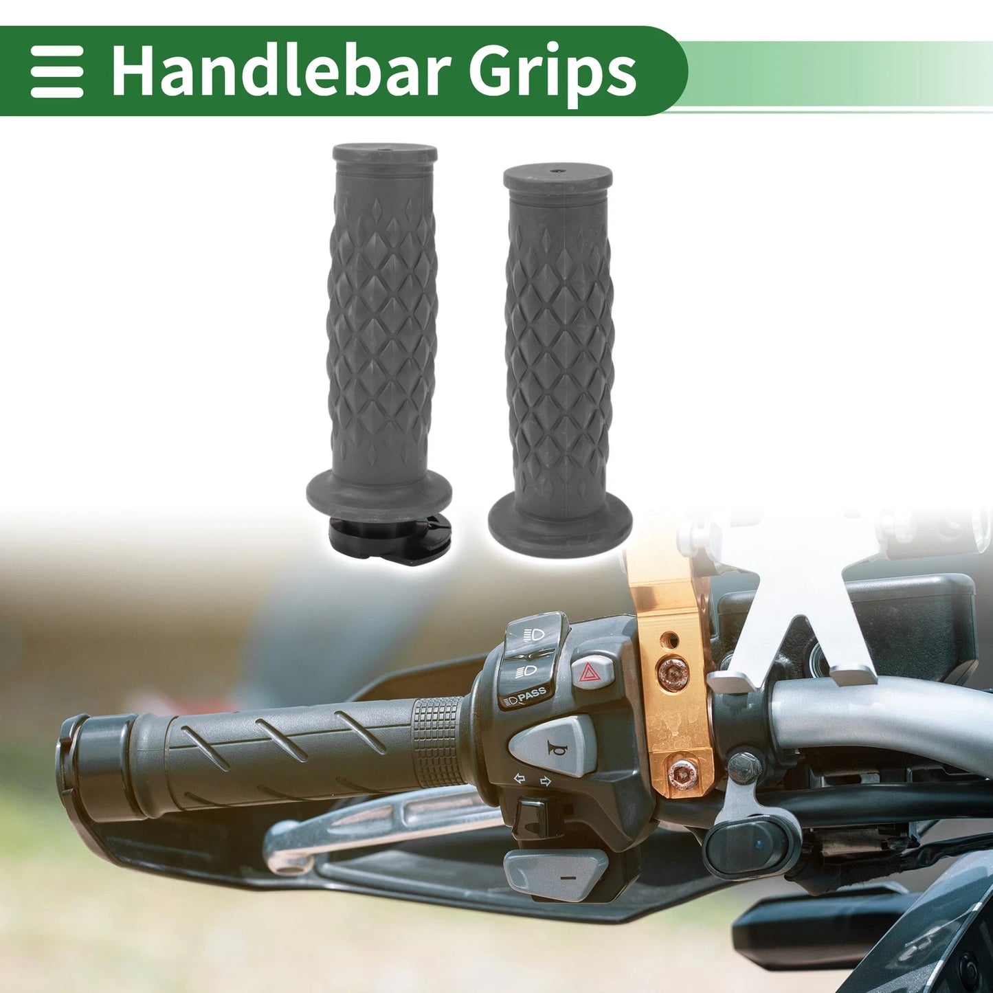 Hand Grips Cover / 7/8" 22mm / Motorcycle Hand Grips