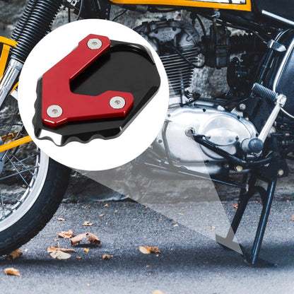 Red Kickstand Side Stand Enlarger Pad for BMW R1200GS (2013-2020)