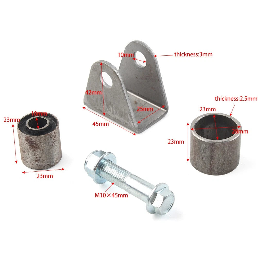 Swing Arm Support Buffer Sleeve w/Steel Bushing for ATV Scooter UTV