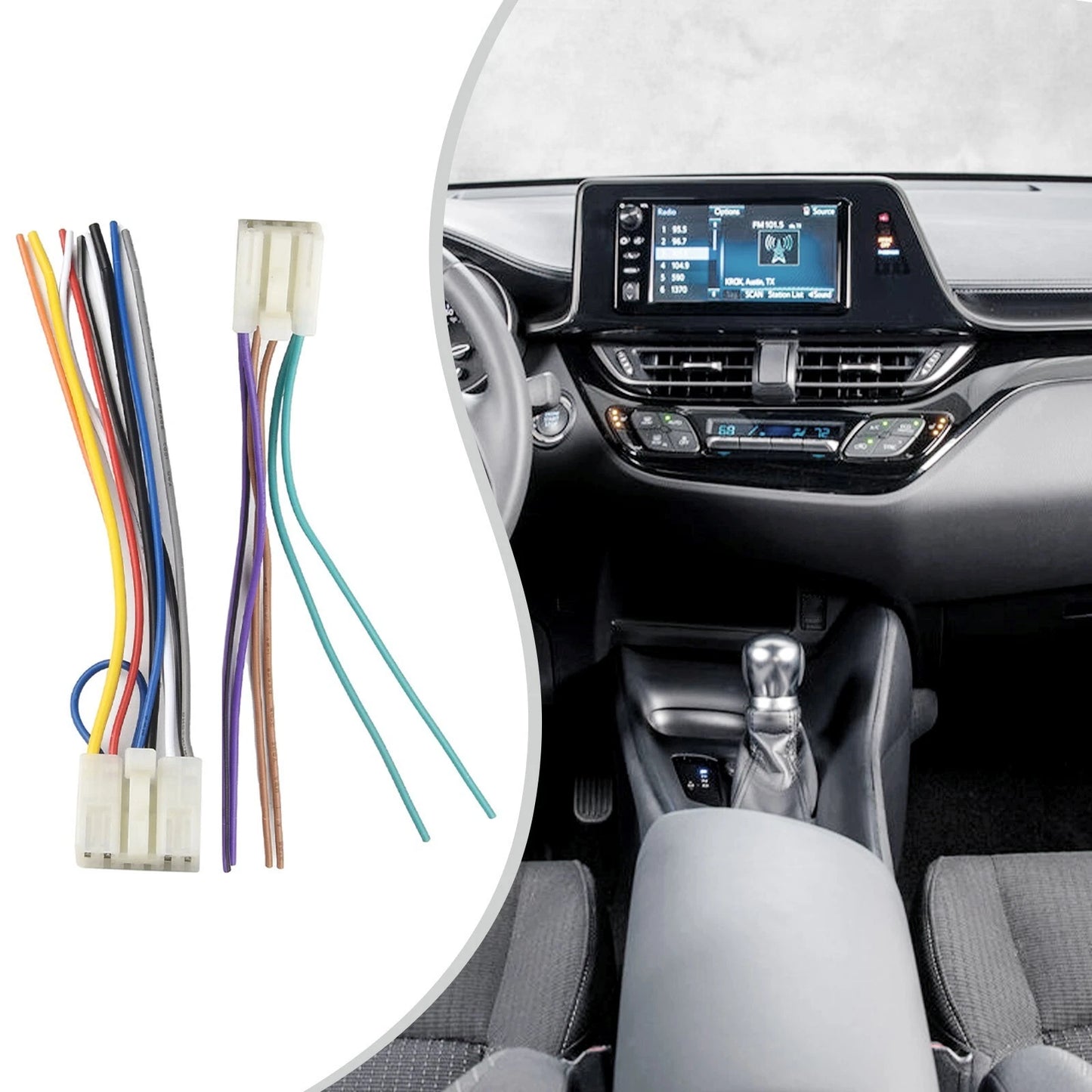 Wire Harness Cable Adapter for Toyota Radio