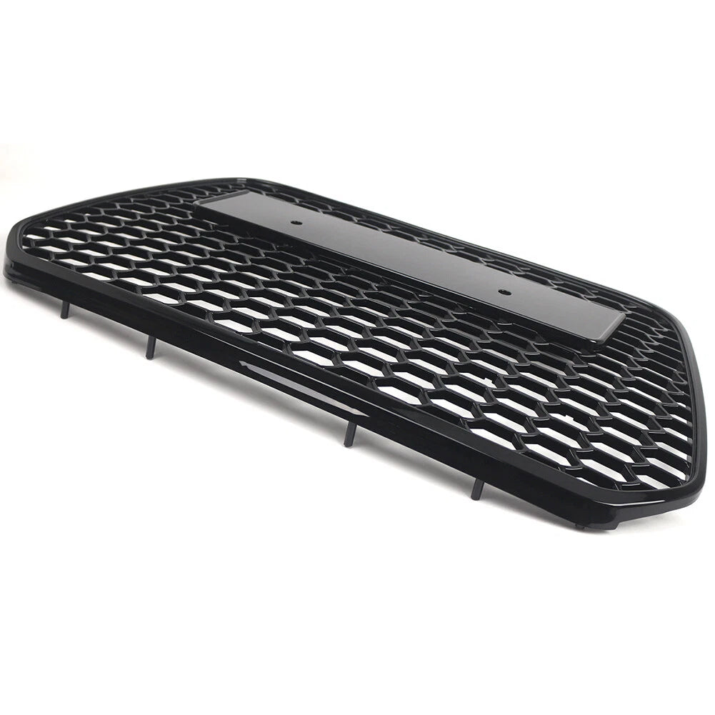 Front Bumper Mesh Grill for Audi A6 S6 C7 (2012-2015) Black