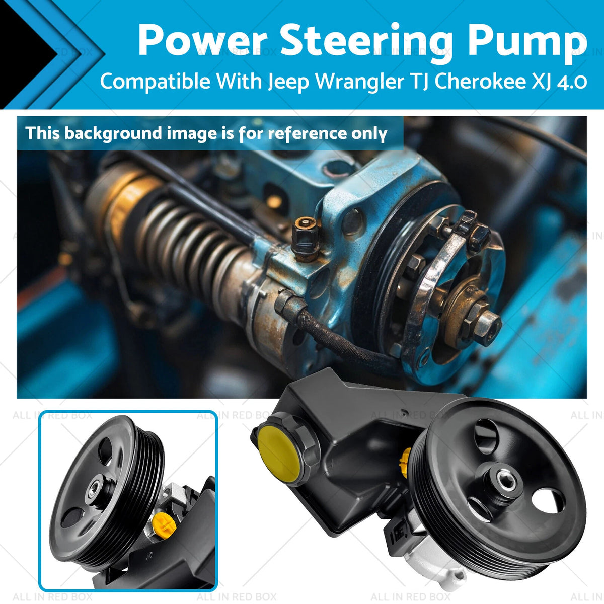 Power Steering Pump for Jeep Wrangler TJ 4.0L (1997-2006)