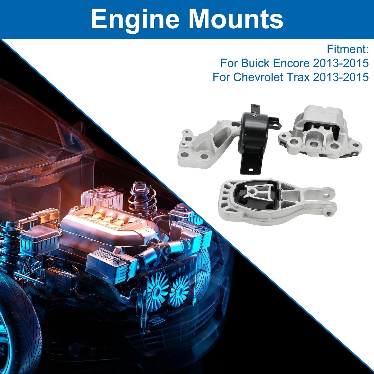 Engine Motor Mount / 3 Pcs for Buick Encore (2013–2015)