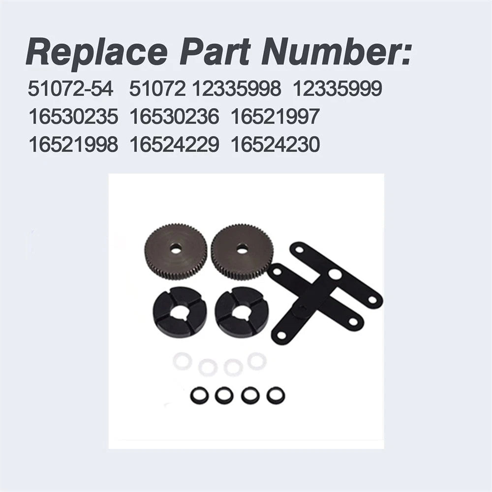 Headlight Motor Repair Kit for Pontiac Firebird, Sunbird, Chevy (1982-1992)